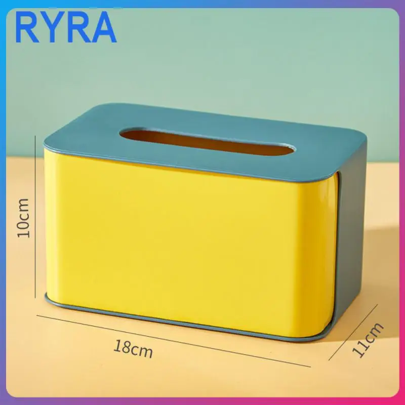 

Ins Storage Box Pc Nordic Tissue Box Household Use Coffee Table Decoration Toilet Paper Box Large Tissue Container Desktop