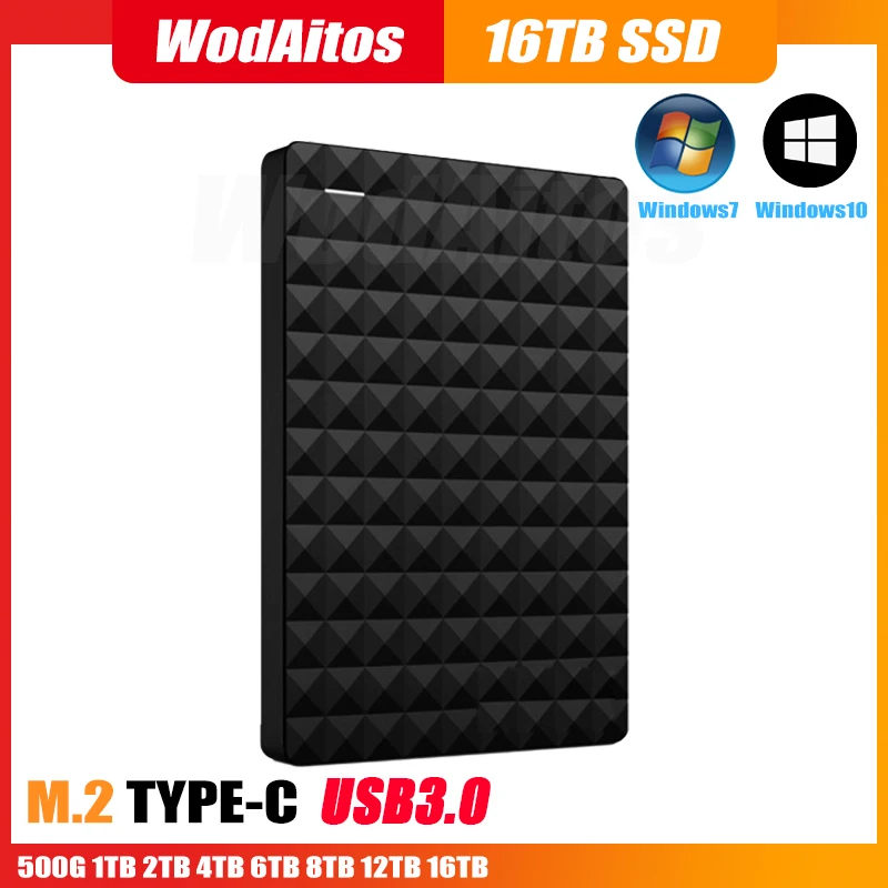

Оригинальный Портативный высокоскоростной жесткий диск 8 ТБ SSD жесткий диск для ПК ноутбука Внешний USB3.0 16 ТБ