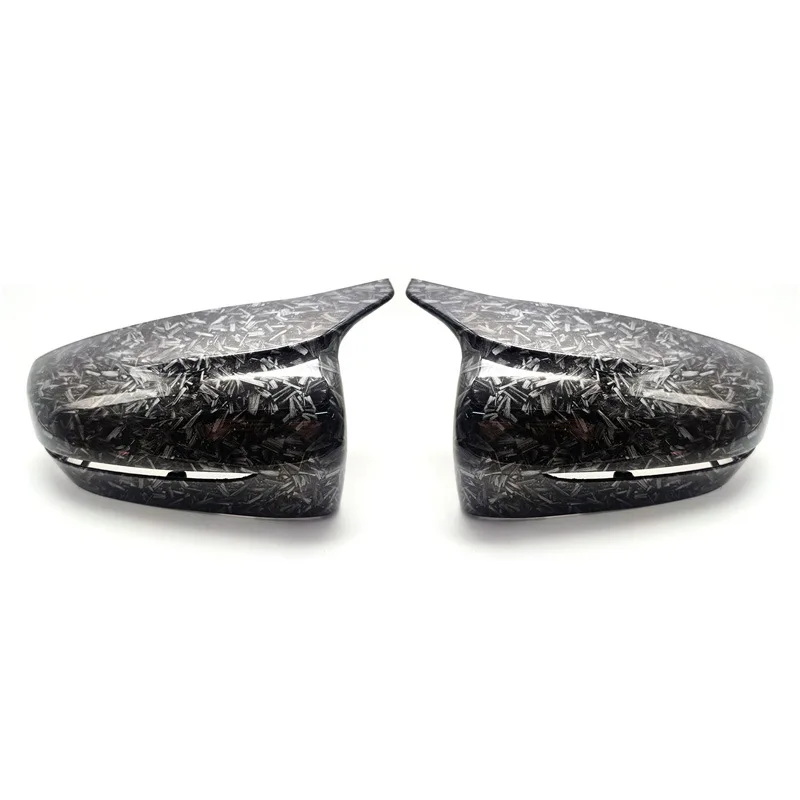 Углеродное волокно хромированное ABS автомобильное боковое зеркало заднего вида