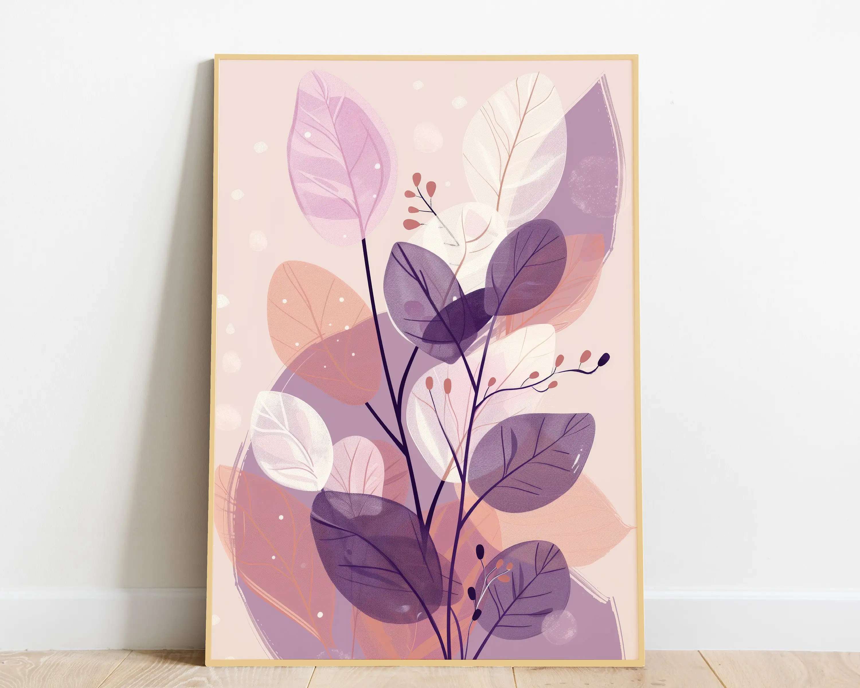 Сиреневая девушка бабочка торт цветок пространство джунгли пастельный плакат