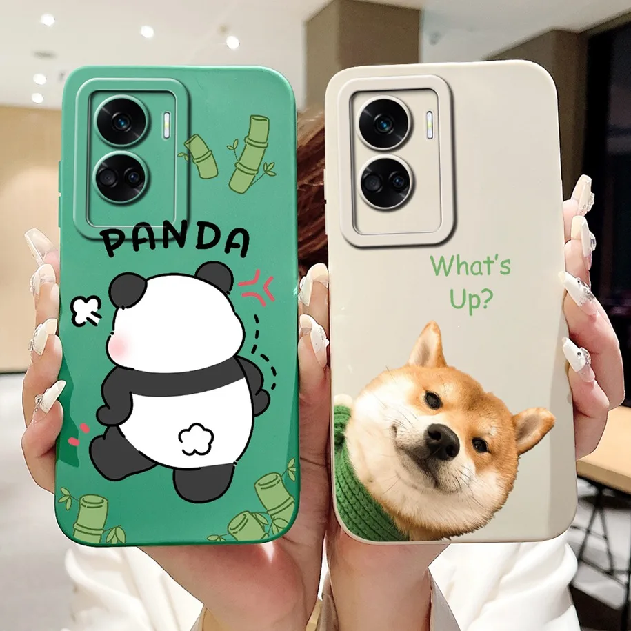 Чехол для Honor 90 Lite CRT-NX1 противоударный чехол популярный цветочный мягкий жидкий