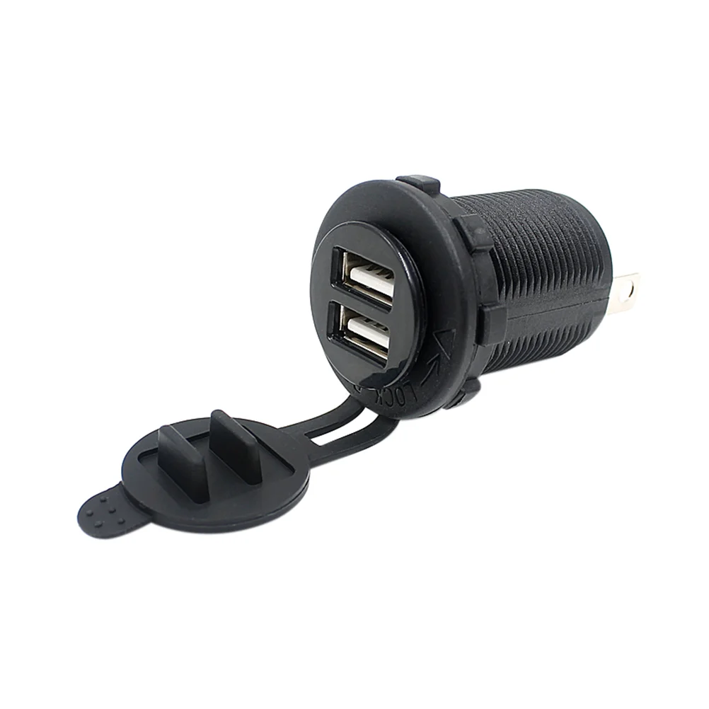 

Lighteradapter Usb Socket Cigarret Car Cover Plug Cap Motorcycletruck Outlet Splitter Dual Power