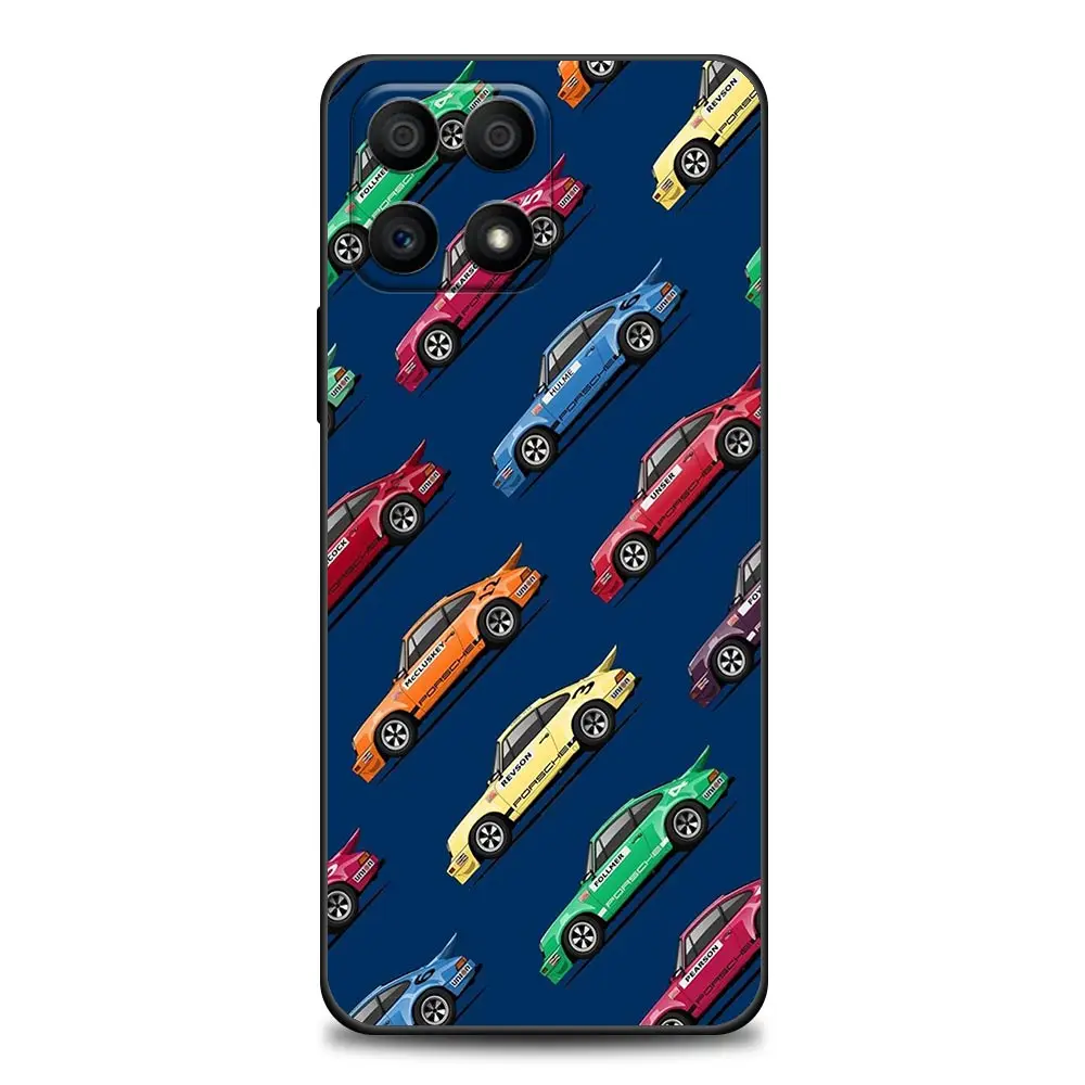 Роскошный чехол для телефона Sport Car-P Color is a Power Honor 50 30 10 Lite 30i 20 9A 9C 9X Pro 8X Nava 8i 9 Y60