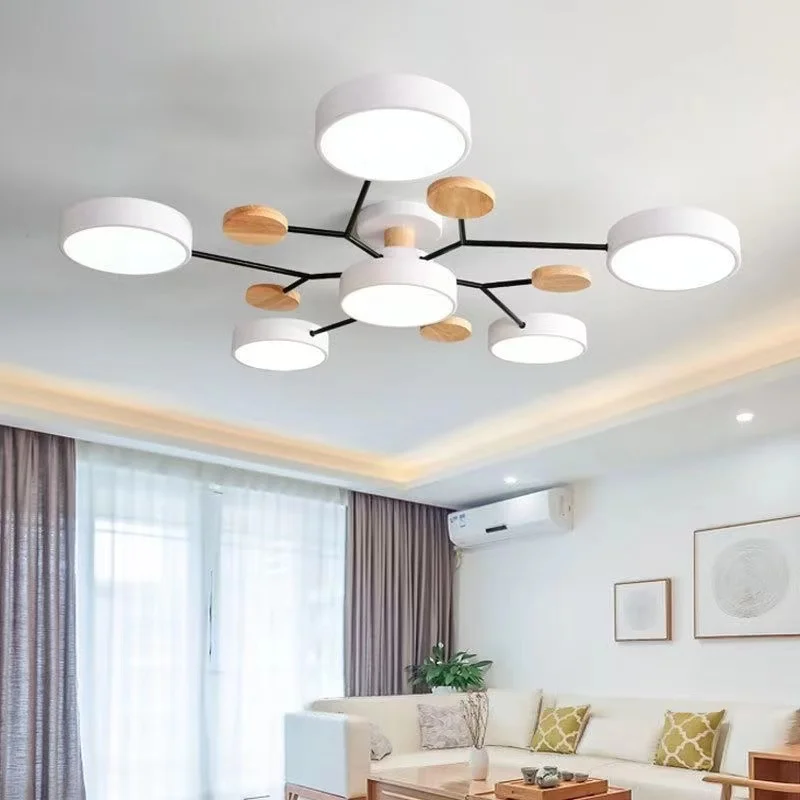 

Nordic Modern Macaron Simple LED Ceiling Light Living Room Bedroom Kitchen Dining Room Shop Lights Home Decorative Lights