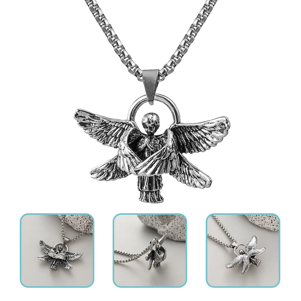 

Necklace Angel Chain Wing Sweater Clavicle Pendant Neck Accessory Chic Creative Stylish Jewelry