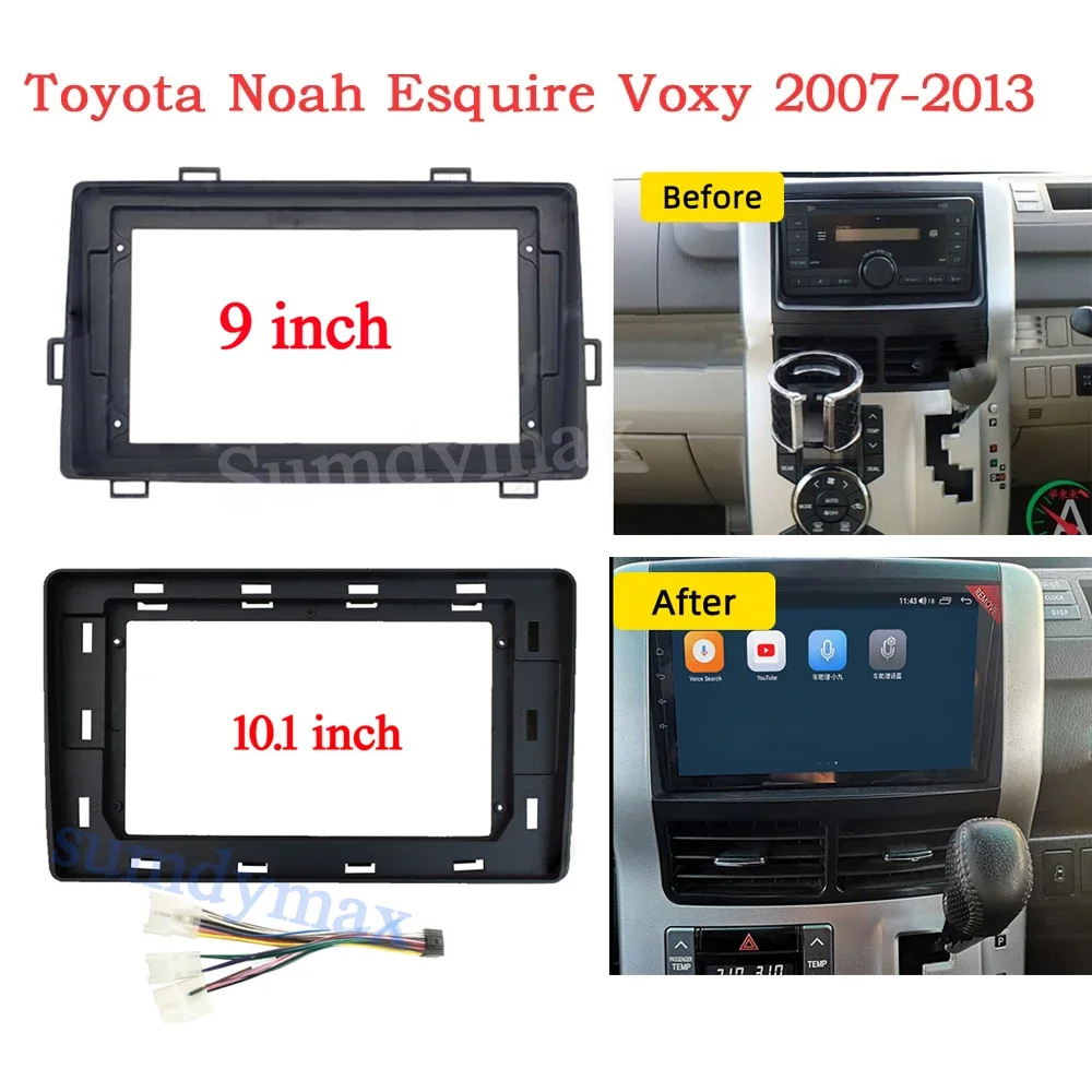 9-дюймовый Android 2din автомобильный радиоприемник для Toyota Noah Esquire Voxy авто стерео