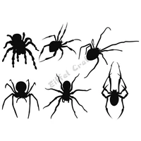 set of spiders paper cut metal craft dies card making stencils diy manual scrapbooking new embossing dies 2022