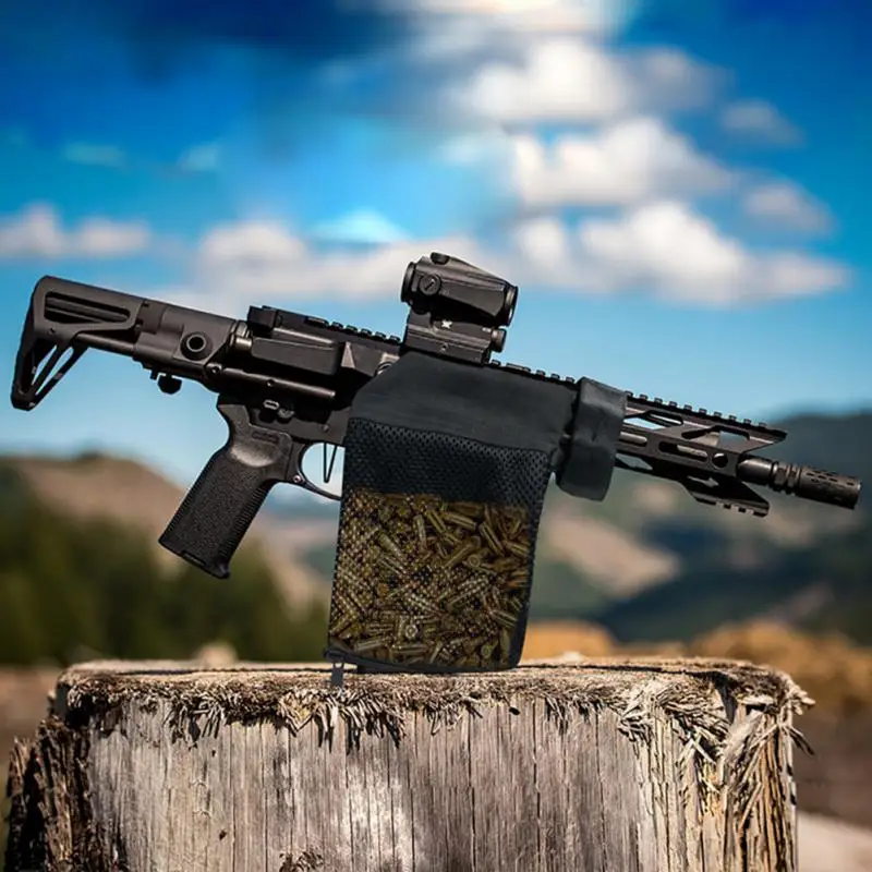 

Portable Shell Bag Lightweight Hunting Mesh Bag Storage Package Tactical Bag Storage Bag High Quality Nylon Bronze Catcher