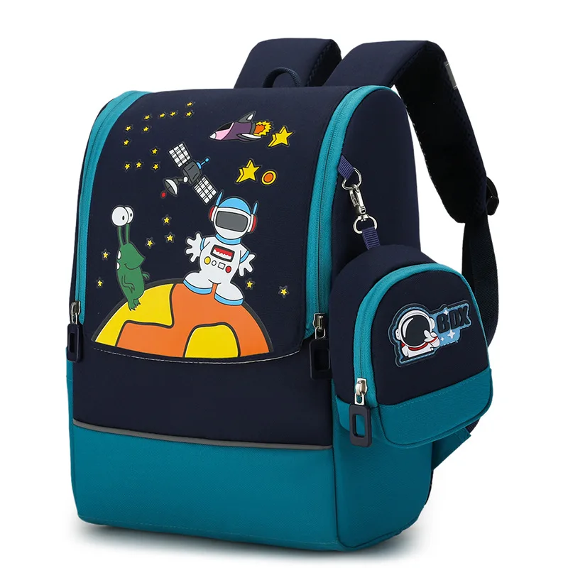 Children's Backpack Kindergarten Primary School Student Schoolbag4-8year-old Space Series Portable Burden Alleviation Schoolbag