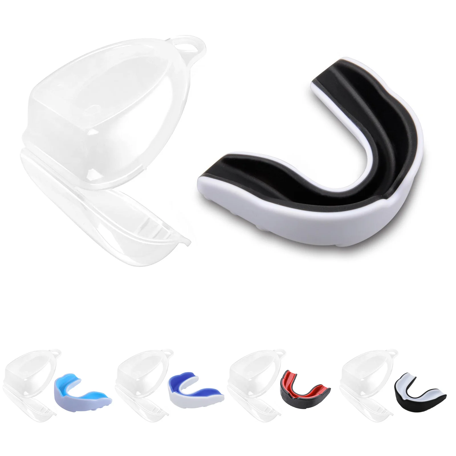 

Sports Mouth Guard Teeth Protector Kids Adults Mouthguard Tooth Brace For Basketball Football Rugby Boxing Tooth Protection