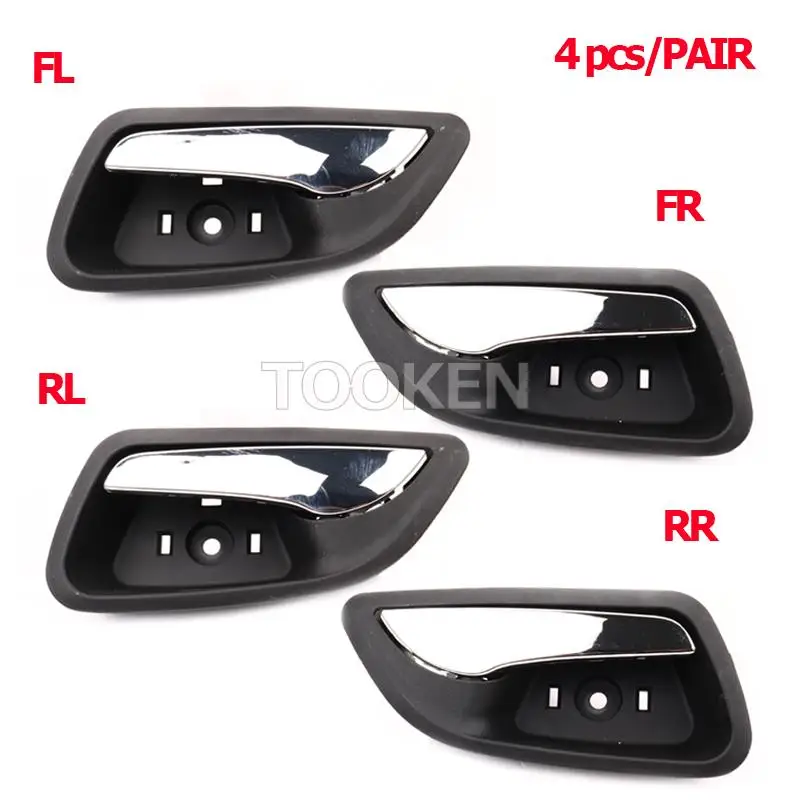 

1/2/4pcs Interior Door Handle Open Inner Door Knob Inside 96952176 96952178 For Chevrolet Cruze 2009-2016