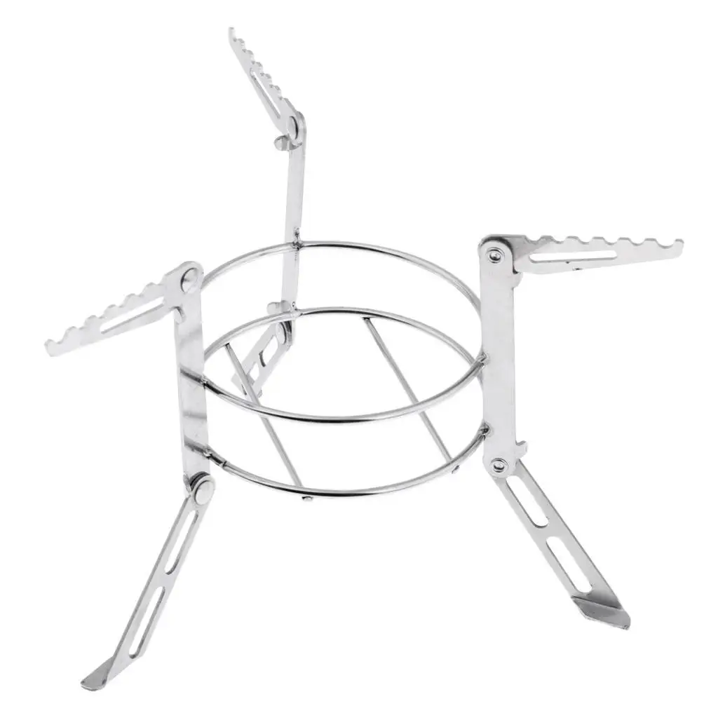 Складная подставка для спиртовой плиты горелки кронштейн из нержавеющей стали