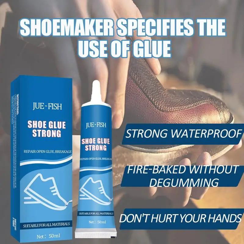 

50ml Strong Shoe Glue Adhesive Worn Shoes Repairing Glue Sneakers Boot Sole Bond Adhesive Shoemaker Fix Mending Liquid Tools