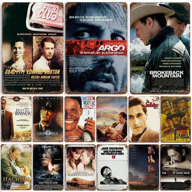 Классическая американская ретро-пленка Oskar металлическая табличка из старого