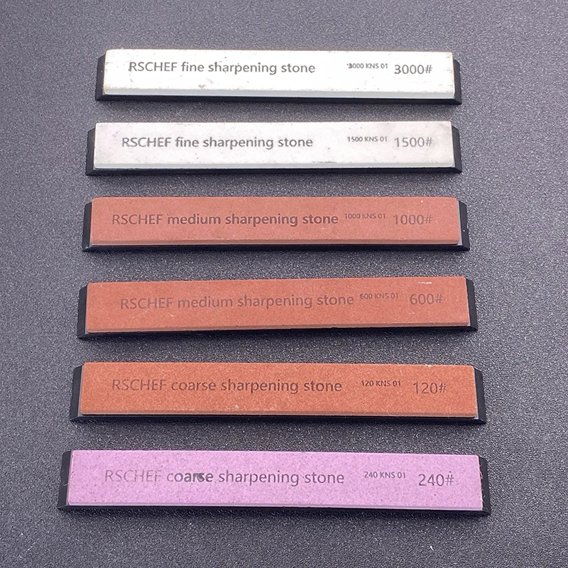 

6Pcs Set White Corundum Apex Grinders Best Quality wet Stone Sharpener Fixed Angle High Quality Sharpener Sharpening Stone