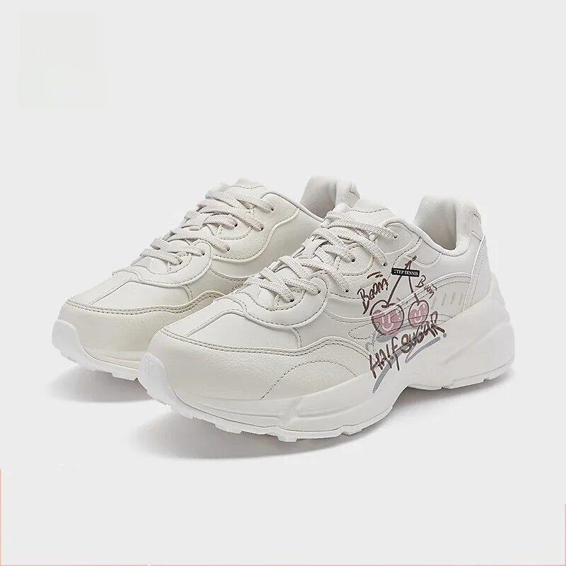 Женская обувь Xtep для папы Mouxic новинка весны 2024 кроссовки в стиле ретро на толстой