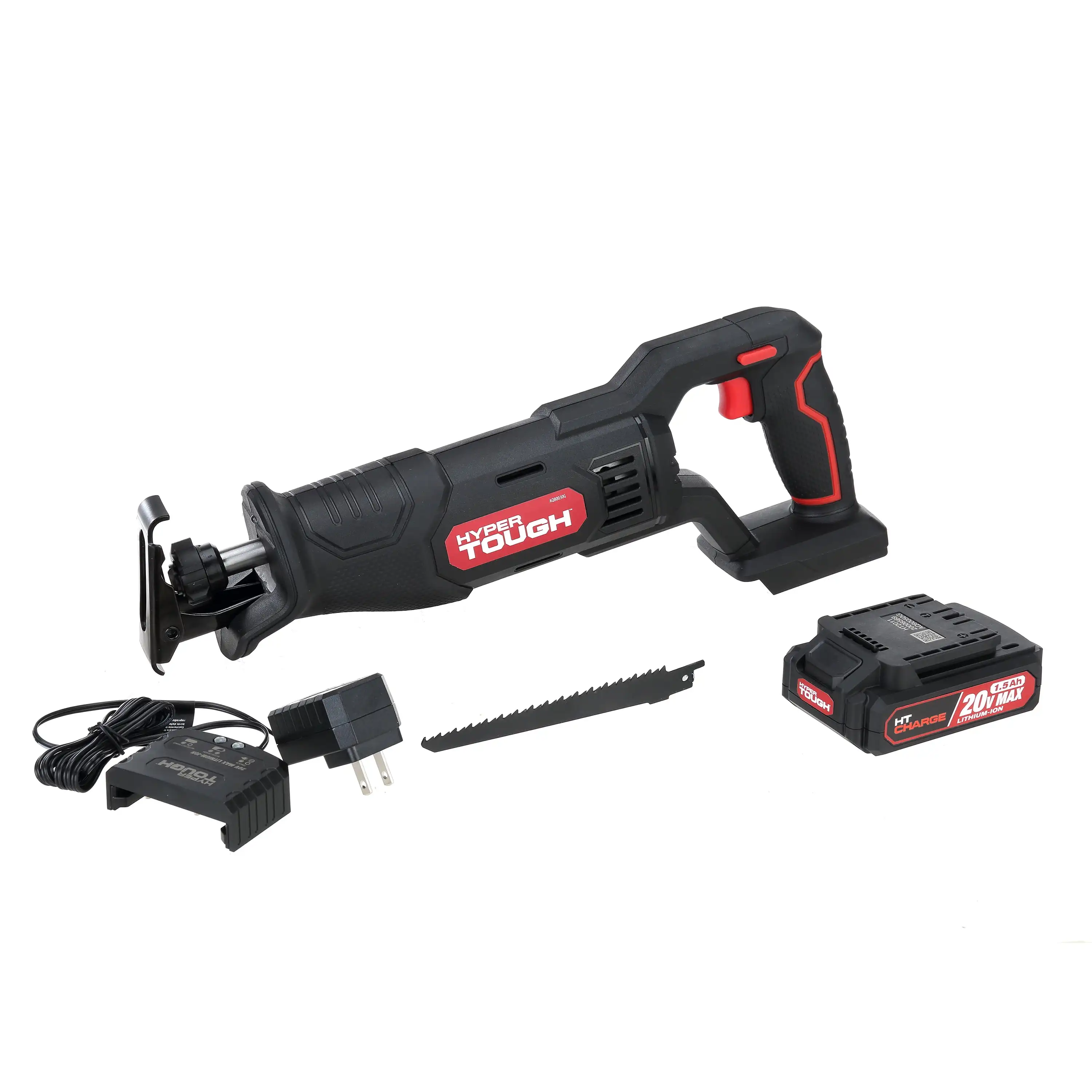 20V Max Lithium-ion Cordless Reciprocating Saw, Variable Speed, Keyless Blade Change, with 1.5Ah Lithium-Ion Battery and Charger
