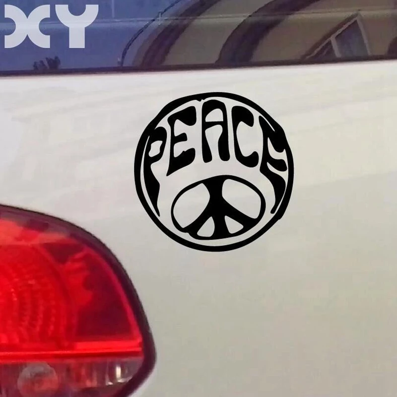 

Наклейка с надписью «Love Peace», 4,5*4,5 (черный/серебристый/белый/желтый/красный)