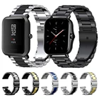 20 мм 22 мм металлический ремешок из нержавеющей стали для Huami Amazfit GTS 22e2mini Watch Band для Amazfit Bip Watch роскошный браслет