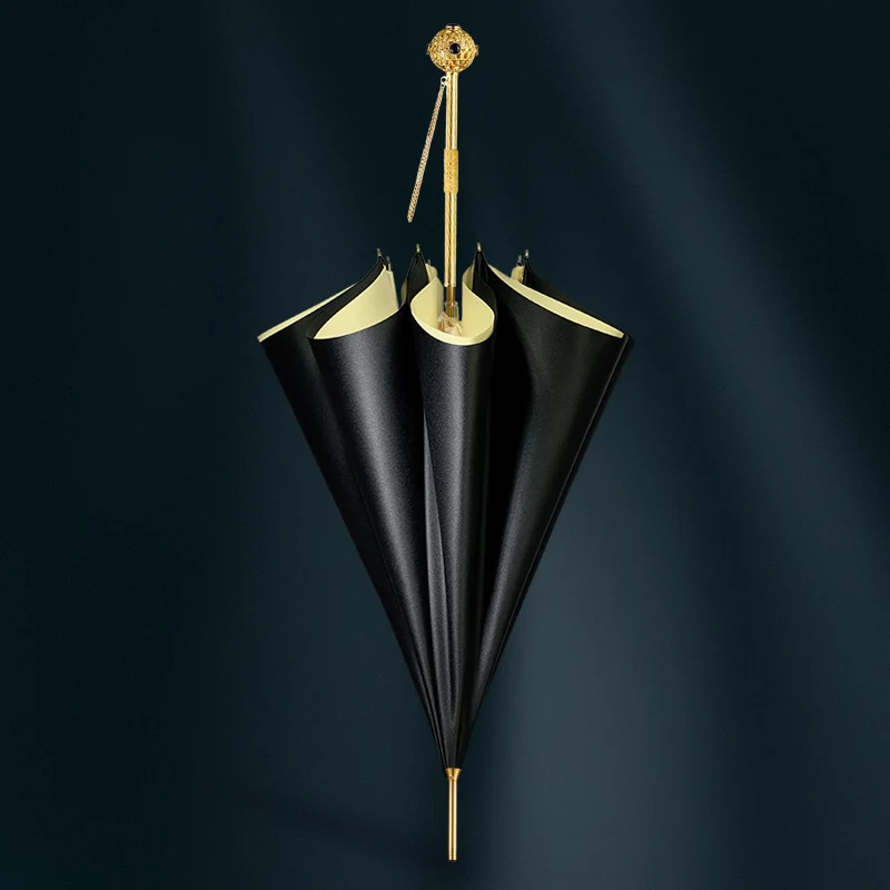 

Long Handle Uv Umbrella Rain Sun Men Reinforced Large Manual Parasol Umbrella Wind Resistant Luxury Paraguas Shade Umbrellas