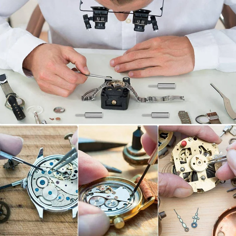 DIY Watch Repair Tool Kit Watch Strap Ring Buckle Battery Remover Replacement Adjustment Repair Tool Kit