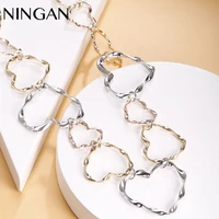 ningan women necklace fashion creative design hearts joined together necklaces gift for mom valentines day present