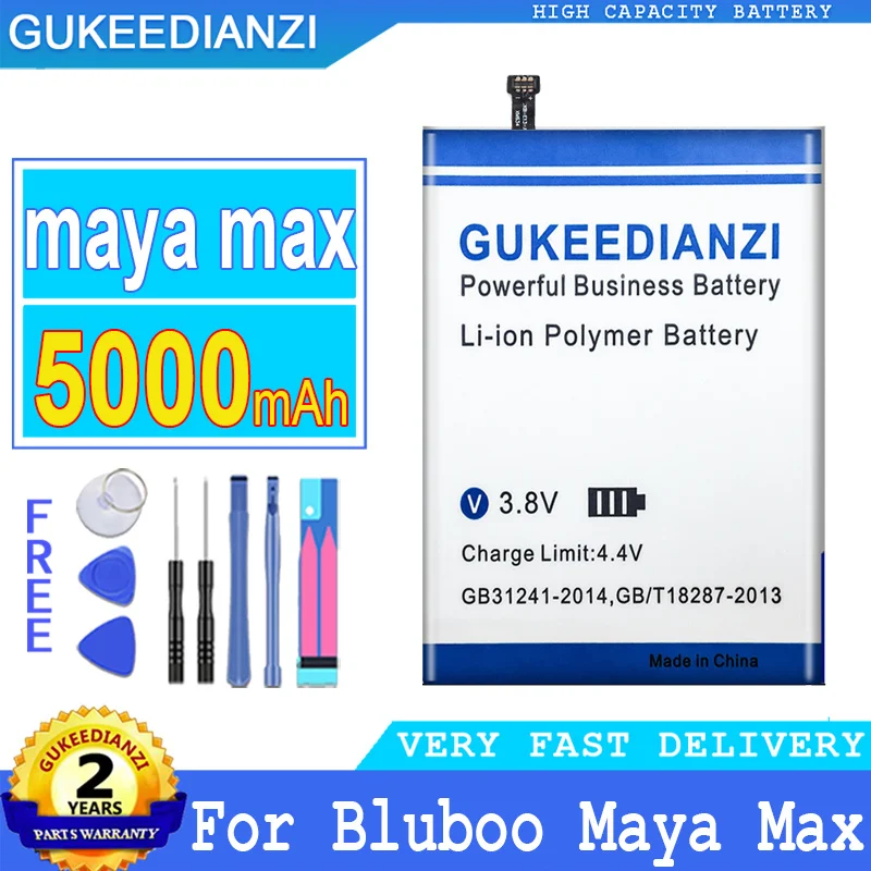 

Bateria 3700mAh-5000mAh High Capacity Battery For Bluboo Maya Max 5.5 inch Mobile Phone High Quality Battery