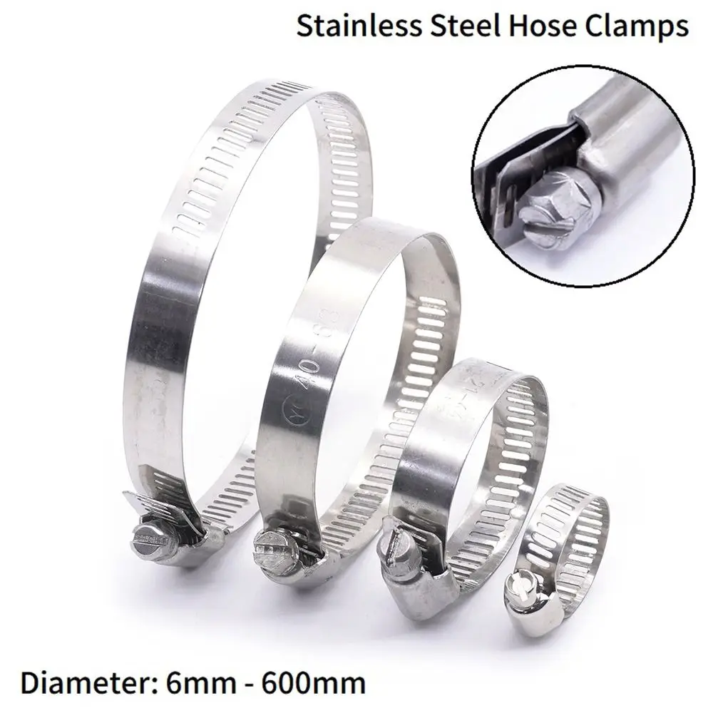 

1 шт., зажим для трубы из нержавеющей стали, 6 мм, 600 дюйма