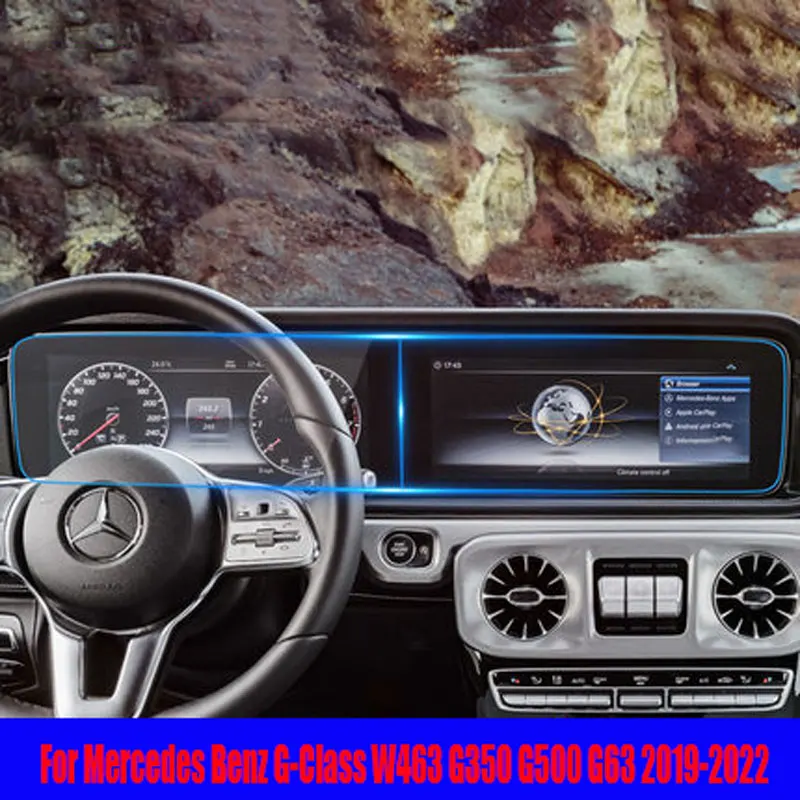 

Защитная пленка из закаленного стекла для Mercedes Benz G-Class W463 G350 G500 G63 2019-2022, Автомобильный GPS Navascreen, аксессуары для интерьера
