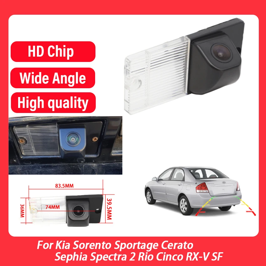 170 HD High quality RCA Car Vehicle Rear View Reverse Camera For Kia Sorento Sportage Cerato Sephia Spectra 2 Rio Cinco RX-V SF