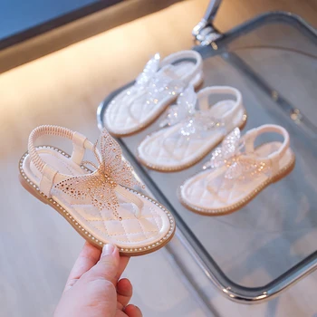 Fashion Children Sandals Baby Girls Shoes Summer Diamond Sandals Princess Shoes Kids Girls Sandals For Open Toe Baby Party Shoes 1