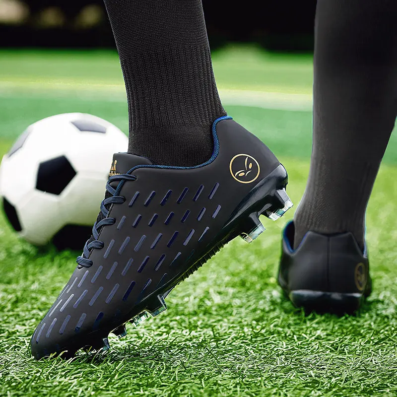 SENAGE Professional Children Football Shoes Men Long Spikes Training Sneakers Outdoor Kids Boys Teenager Futsal Soccer Shoes