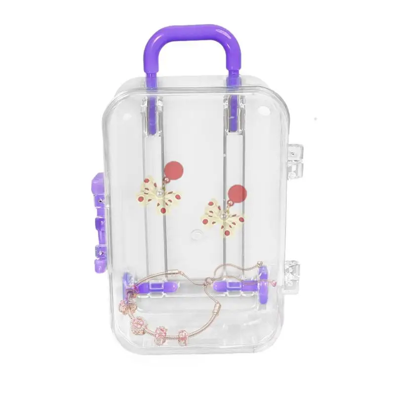 

Милый мини-чемодан для путешествий, коробка для свадебных сувениров, Настольная тележка, передвижной чемодан, украшение для фестиваля