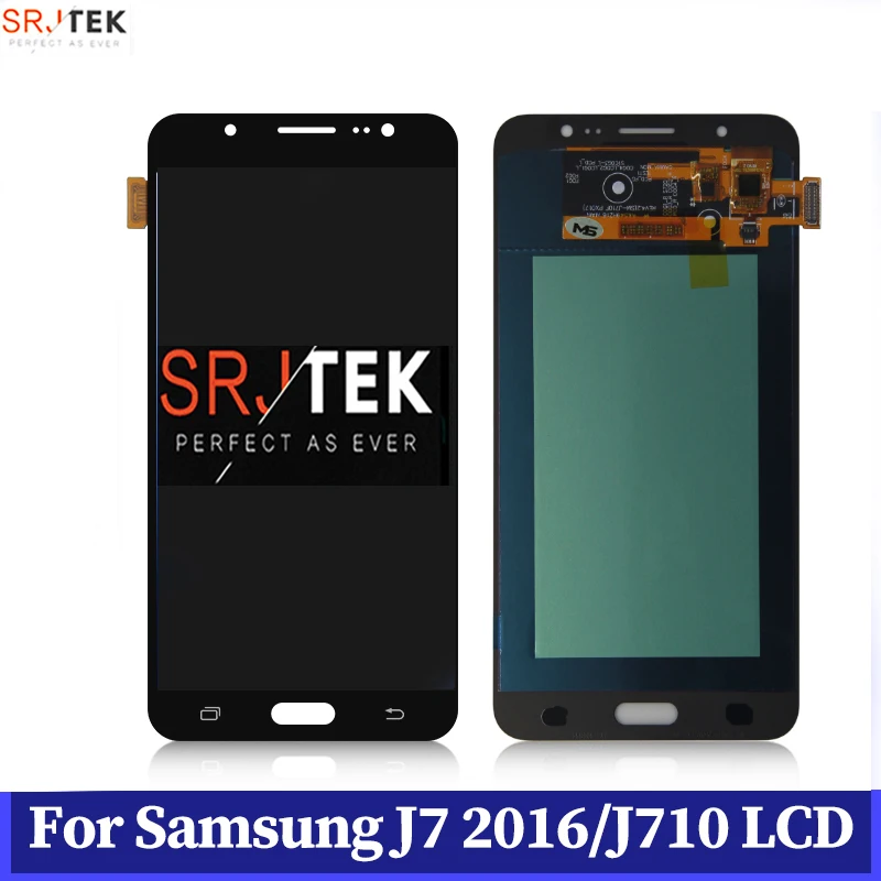 

Super AMOLED For Samsung Galaxy J7 2016 Display J710 LCD Touch Screen Digitizer Display J710FN J710F J710M J710G Assembly Parts