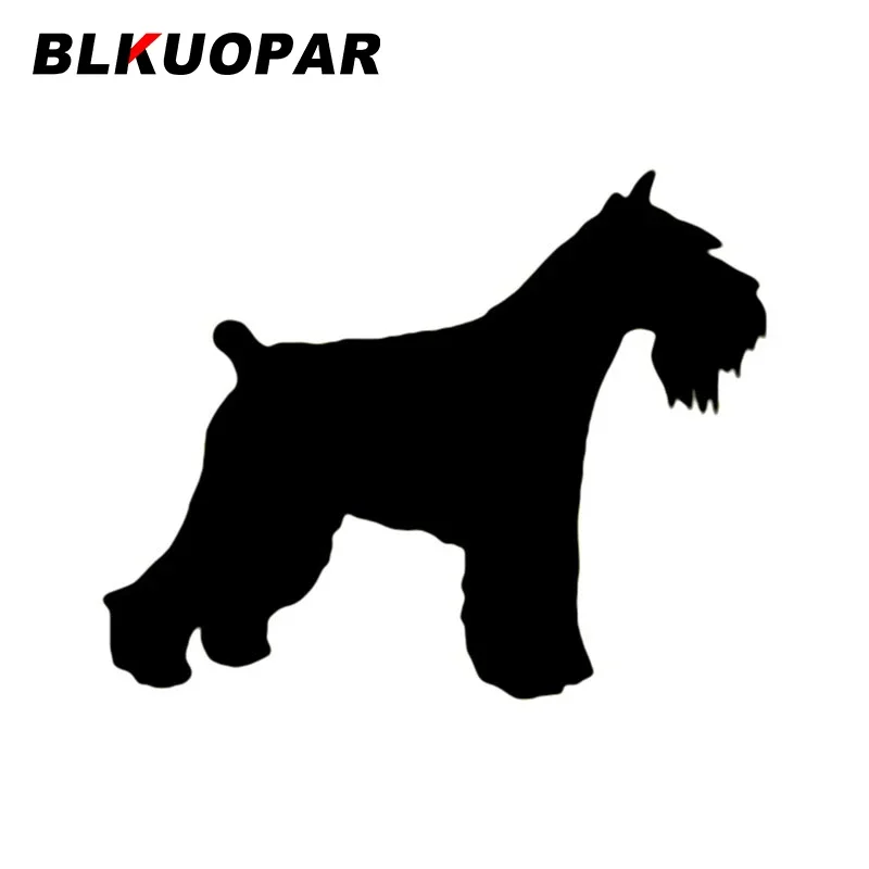 

BLKUOPAR шнауцер собака животное силуэт автомобильные наклейки наклейка графика вырезанный бампер окна багажник ноутбук автомобильный Стайлинг