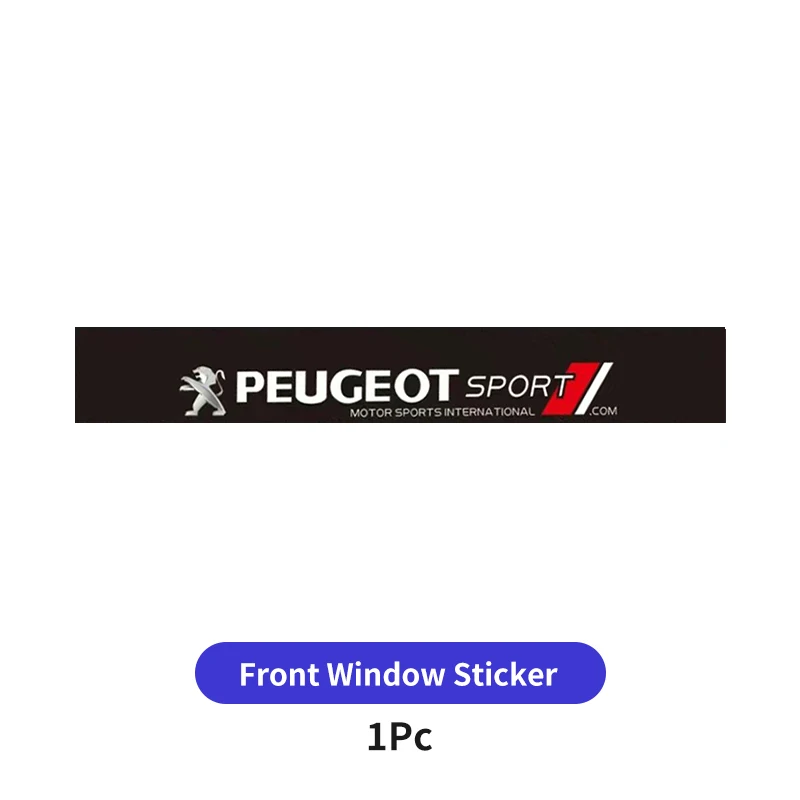 

Наклейка на лобовое стекло автомобиля, декоративная наклейка на переднее окно для Peugeot 407 508 2008 5008 307 308 3008 206 207 208 107 106 205 4008 301