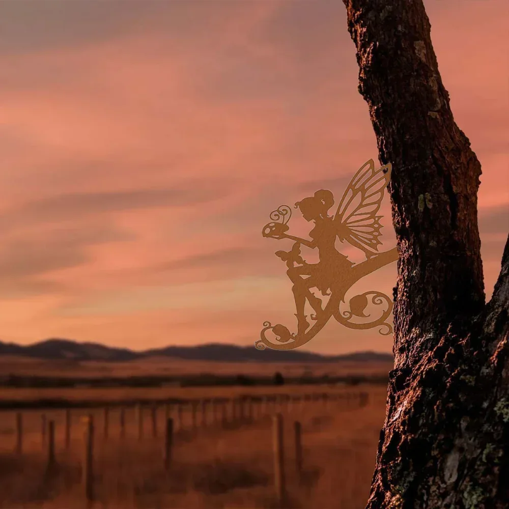 Очаровательный металлический декор феи-бабочки – добавьте магии и чудес к