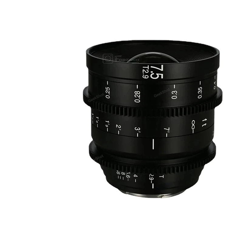 

Venus Optics Laowa Zero-D S35 7.5mm T/2.9 Cine Lens For Canon RF FUJI X Nikon Z Sony E Feet/Meters Cameras With Super35 Sensors