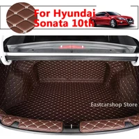 for hyundai sonata 10th 2022 2020 2021 car custom all inclusive rear trunk mat car boot liner tray rear trunk cover accessories