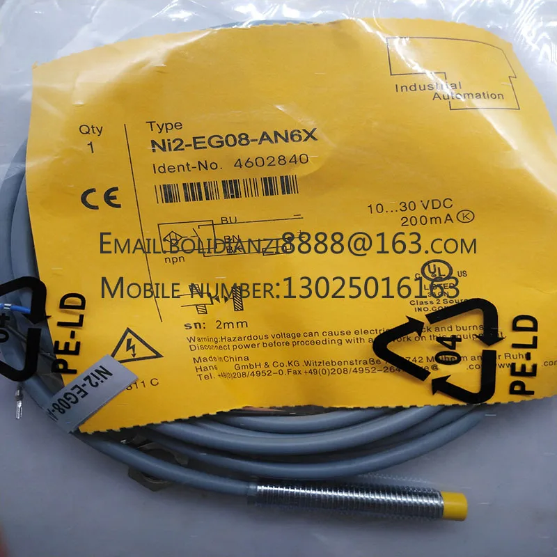 Новый датчик приближения NI2-EG08-AD4X NI2-EG08-RD4X В наличии