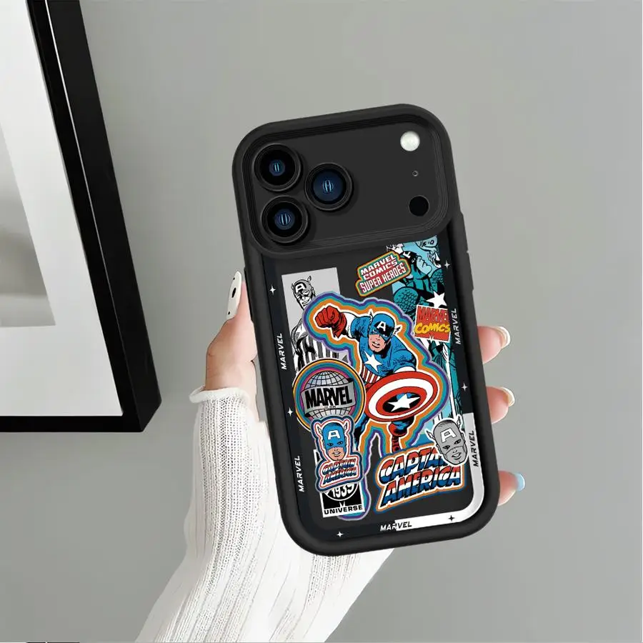 Фото Крутой чехол с изображением Железного человека Marvel для iPhone 11 Air 17 Pro Max 14 12 Pro 13 16 15 Plus №2