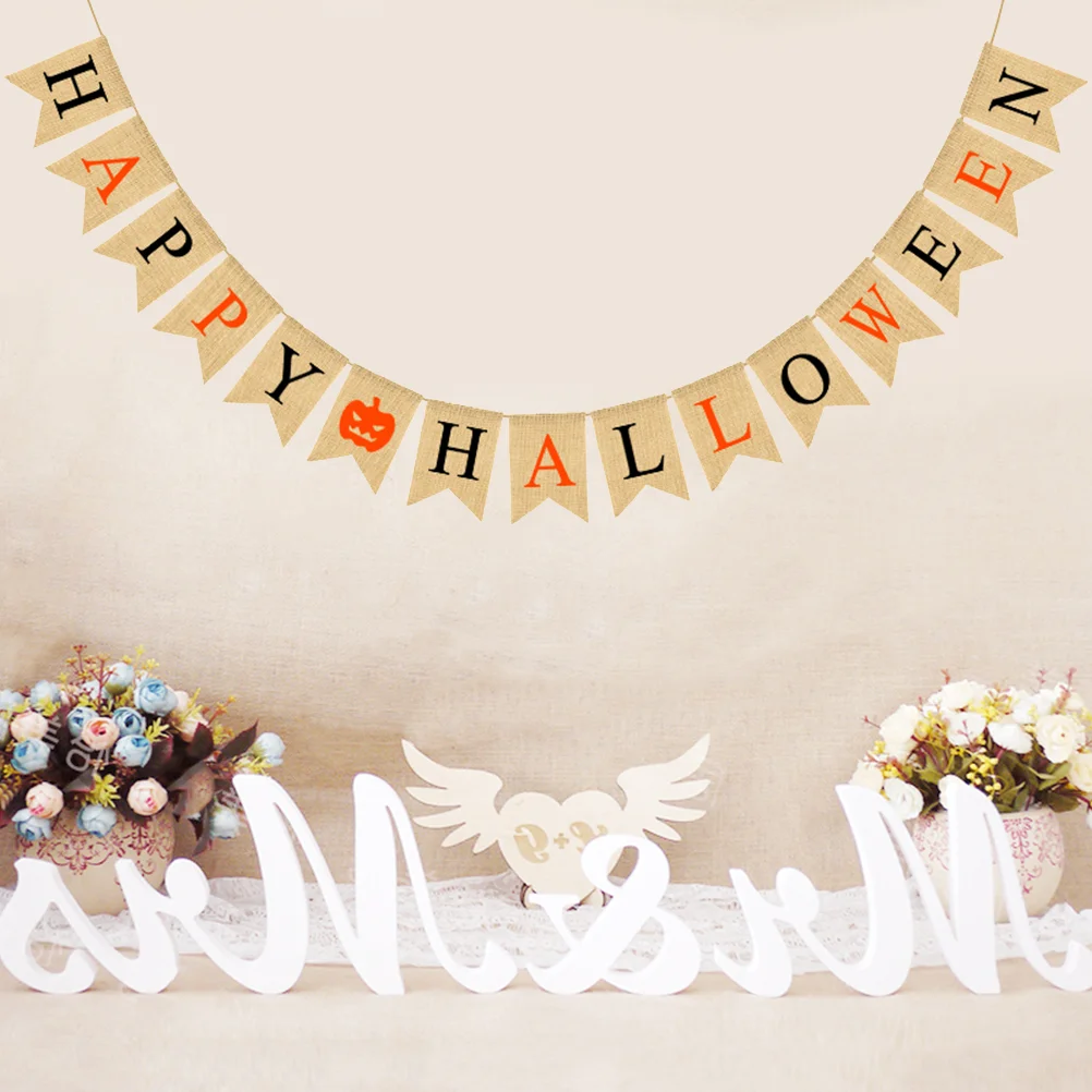 

Flower Garlands Halloween Party Supplies European American Linen Dovetail Banner