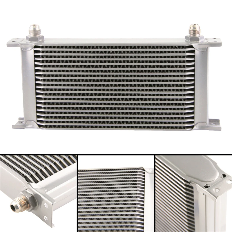 19 рядов алюминия 8-AN8 масляный кулер для универсальной автомобильной системы