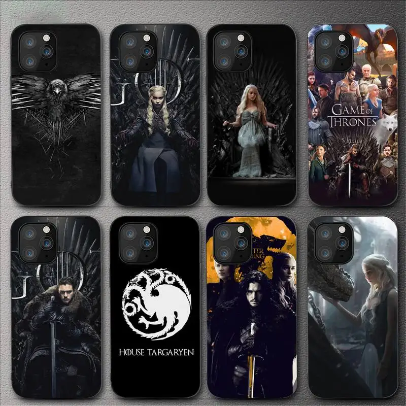 T-Thrones-Tv-Game Phone Case For iPhone 11 12 Mini 13 14 Pro XS Max X 8 7 6s Plus 5 SE XR Shell