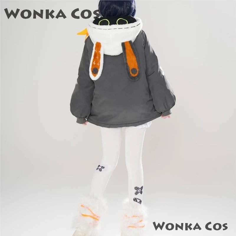 Игра Zenless Zone Zero Косплей Симпатичное ZZZ Eous Пальто Толстовка Зимнее Женщины Мужчины