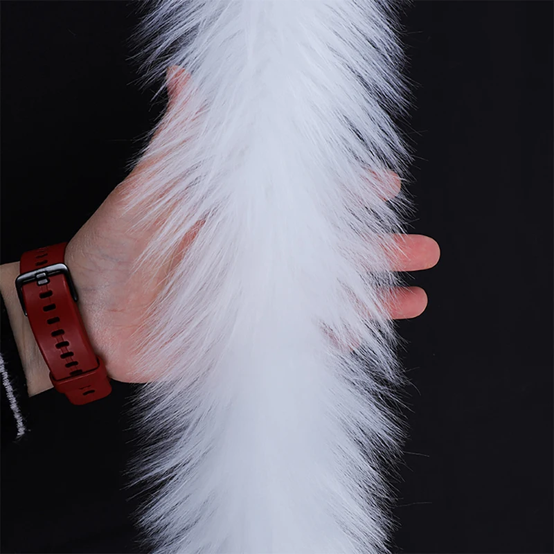 

1M Faux Feather Turkey Fur Ribbon Tapes DIY Apparel Sewing Fluffy Trim Trimming Fabric Sewing Costume White Plush Fur Decoration