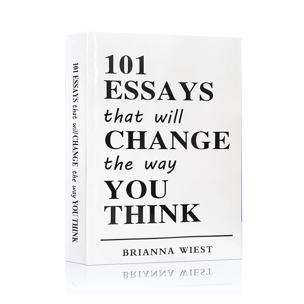 

Teen Adult English Book: 101 Essays: That Will Change The Way You Think By Brianna Wiest, Paperback