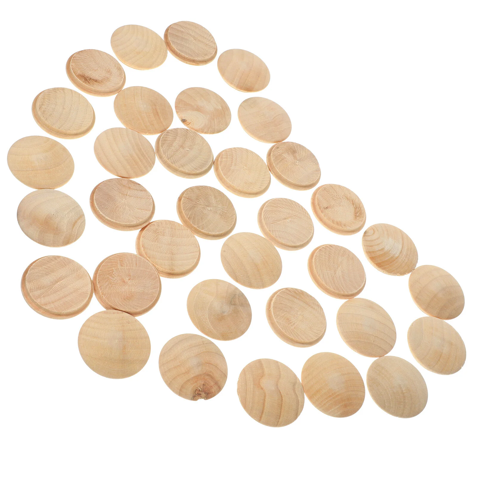 

100 Pcs Wood Decor Round Hole Plug Reusable Furniture Hardwood Plugs Wooden Button Replacement Stair