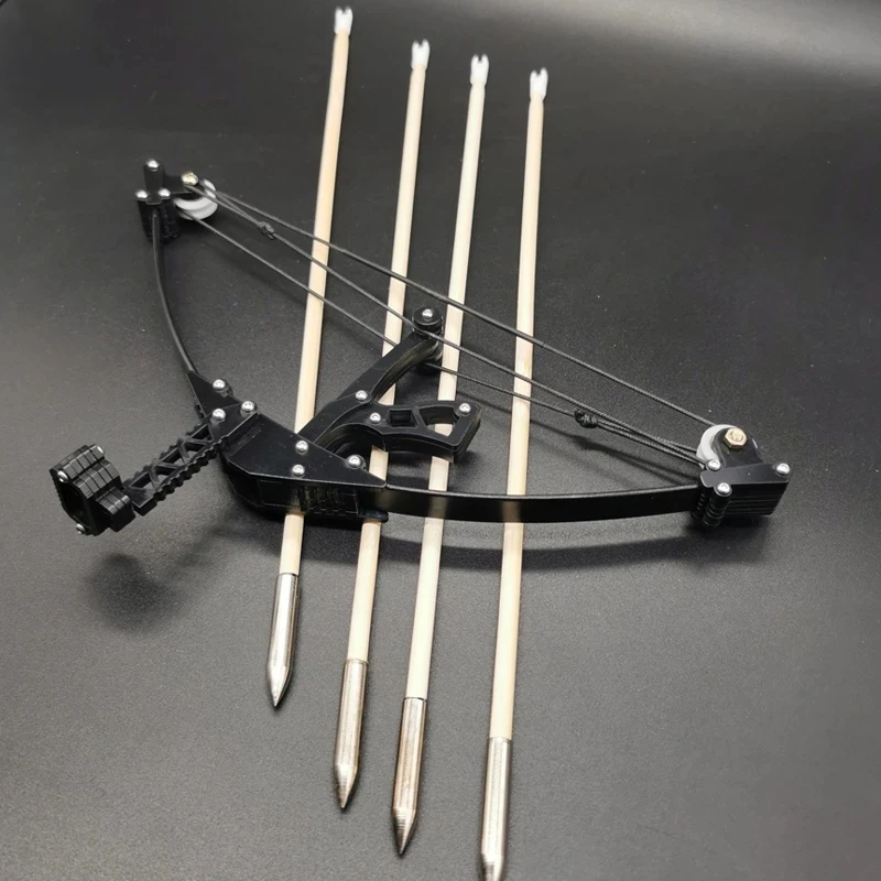 

Mini Composite Bow Archery Short Axis Triangle Bow Powerful Bow and Arrow Creative Toys Outdoor Archery Competitive Shooting