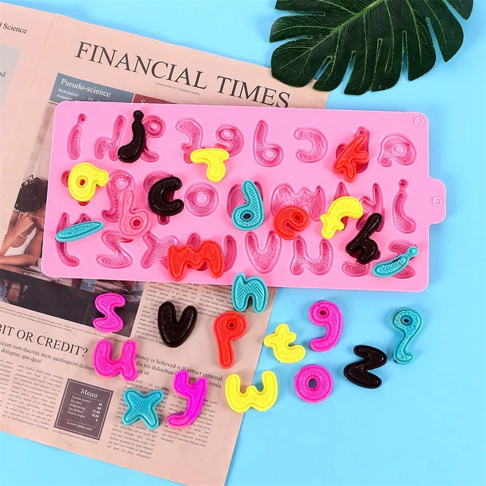 

3D Алфавит, буквы, бетонные силиконовые формы, гипс, цифры, капитал, нижние буквы, форма, «сделай сам», торт из смолы, инструменты для украшения...